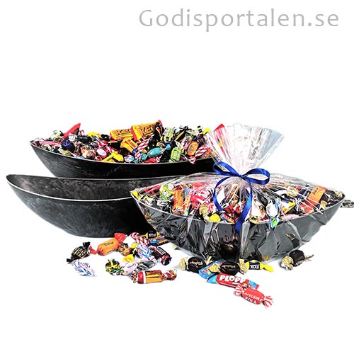Sommar Gondol - Godisskål fylld med färskt godis. Perfekt present till examen & skolavslutningen - Godisportalen.se