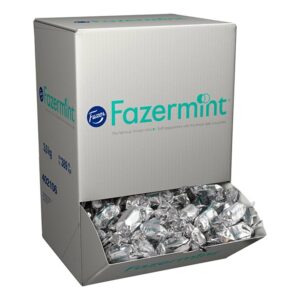 Fazer Mint - mintchoklad storpack - godislåda 3 kg - inslaget godis - godisportalen.se