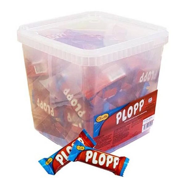 Cloetta Plopp Choklad Original storpack - godislåda 2 kg - inslaget godis - godisportalen.se