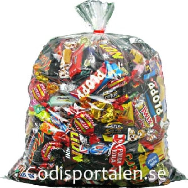 Lösgodis blandade favoriter - färskt godis - Marabou, Fazer, Cloetta, Kexchoklad - Riesen - Karl Fazer - Geisha - Plopp